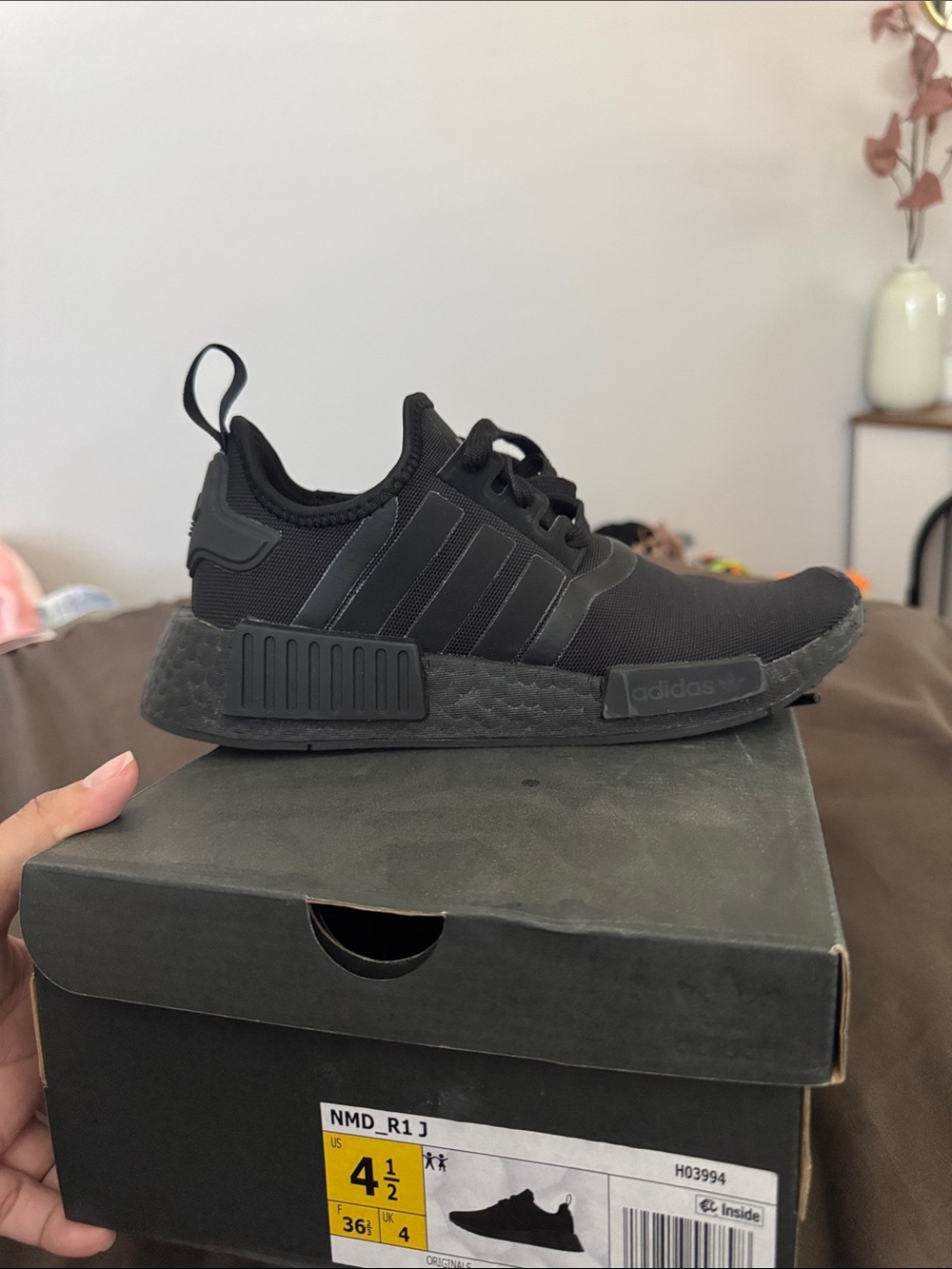 adidas Black NMD_R1 Modern Running Sneaker